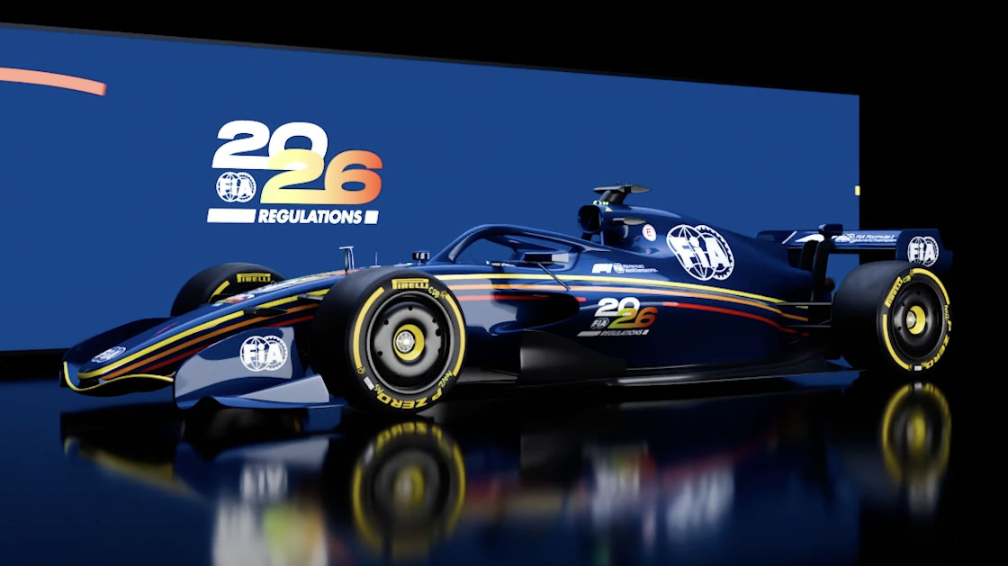 the reveal of the 2026 f1 car